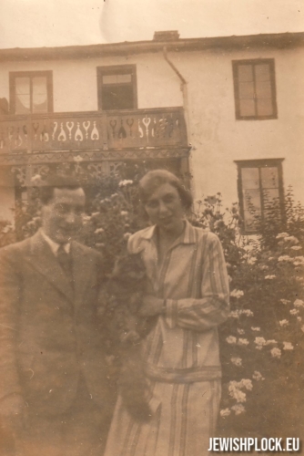 Henryk Wolman with his wife Stella née Anker (photo from the private collection of Zuzanna Witwicka)